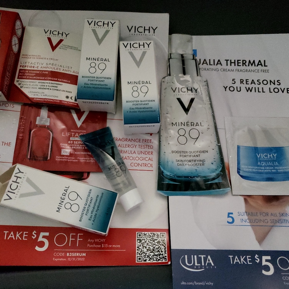 Vichy face serum sample set